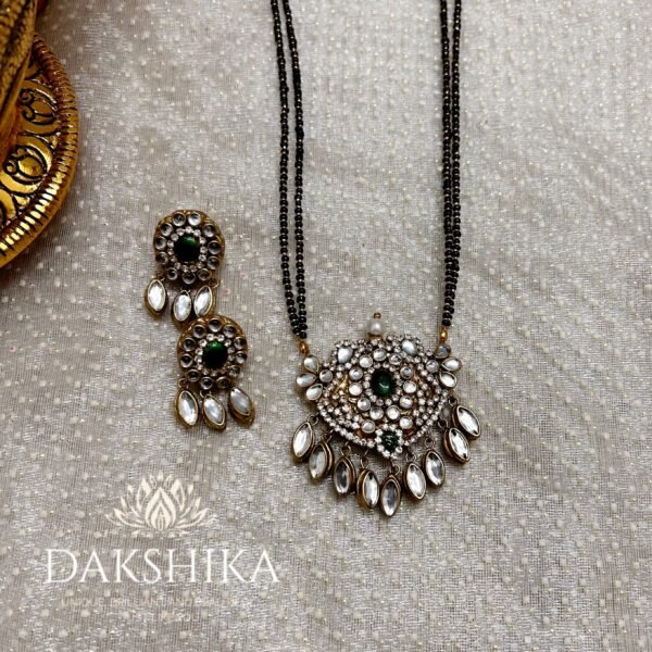 MANGALSUTRA - Terracotta long necklace set