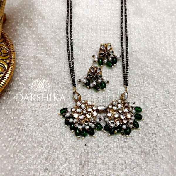 MANGALSUTRA - Terracotta long necklace set