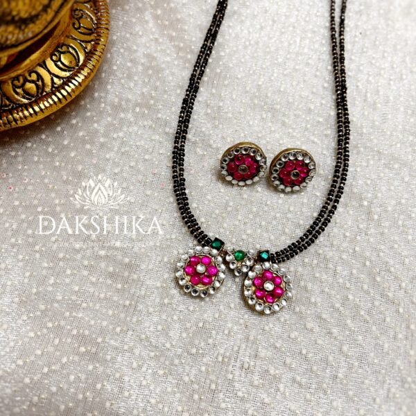 MANGALSUTRA - Terracotta long necklace set