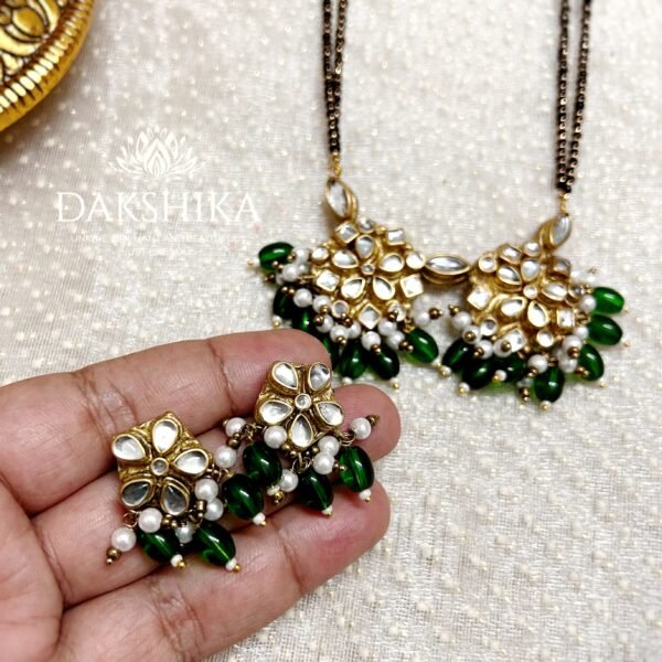 MANGALSUTRA - Terracotta long necklace set - Image 2