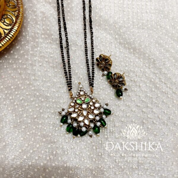 MANGALSUTRA - Terracotta long necklace set